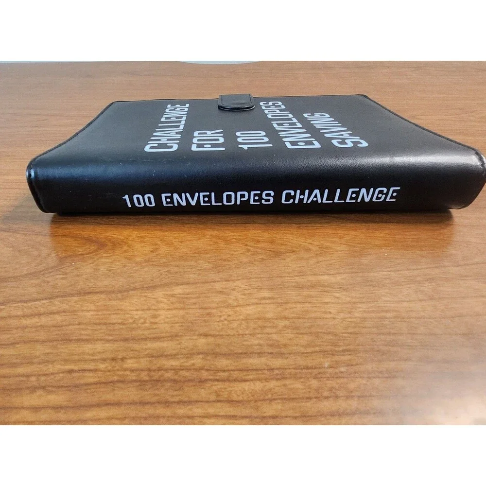 Challenge For 100 Envelopes Saving Black New Open Package
